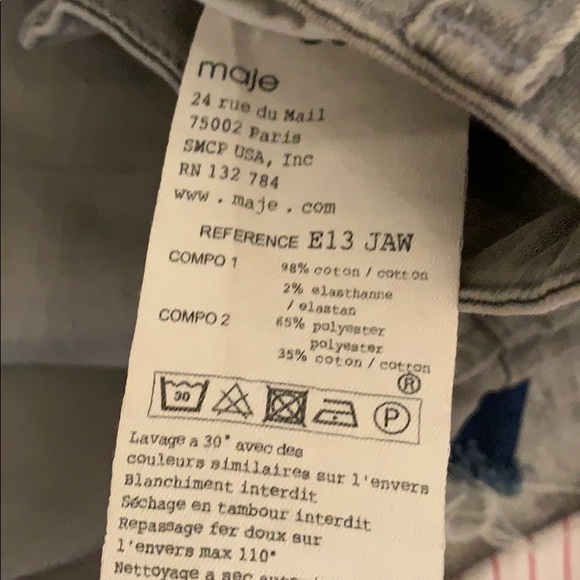 Light Grey Maje jeans size 36 - Picture 7 of 7